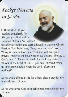 Pocket Novena - St Padre Pio