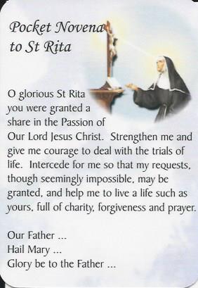 Pocket Novena - St Rita