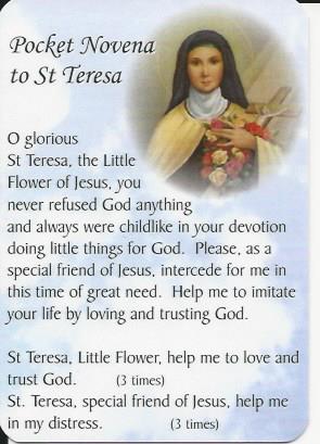 Pocket Novena - St Teresa The Little Flower
