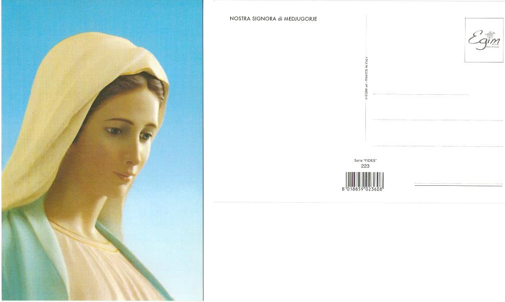 Post Card - Our Lady of Medjugorje