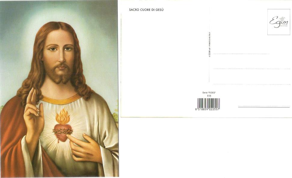 Post Card - Sacred Heart of Jesus