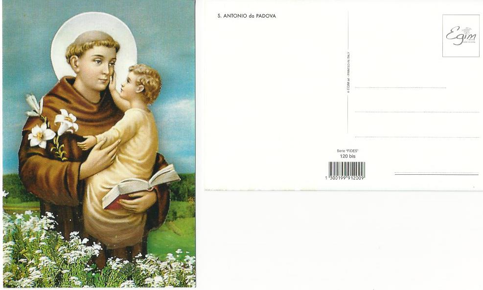 Post Card - Saint Anthony of Padua
