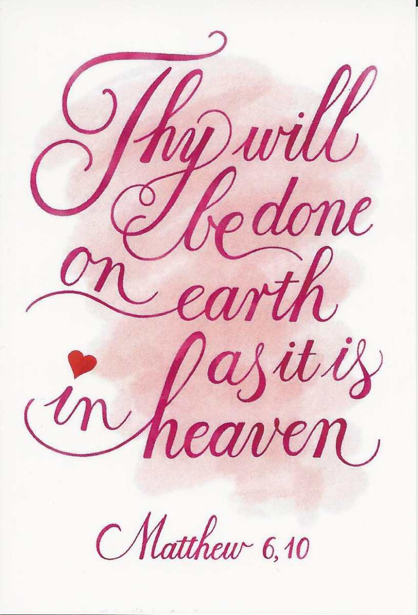 Prayer Card - Thy Will Be Done - MG-15-EN-A7