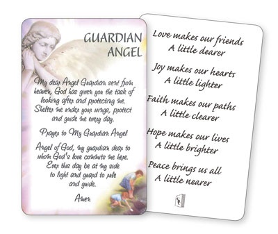 Prayer Card - Guardian Angel - CBC 71844