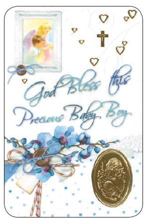 Prayer Card - New Baby Boy - CBC 71903