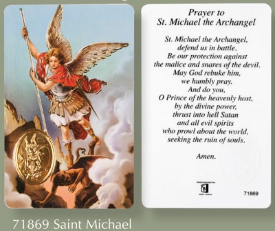 Prayer Card - St Michael - CBC 71869