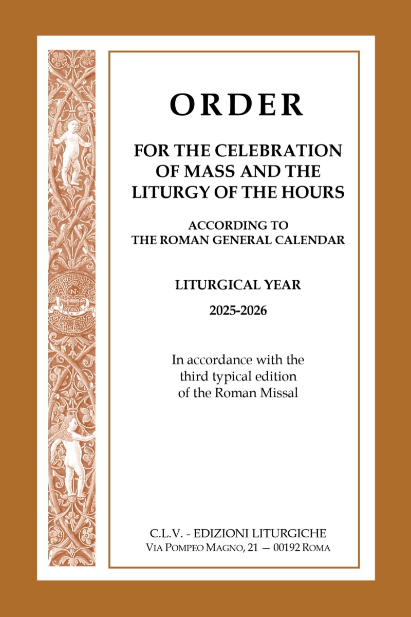 Order for the Celebration of Mass & The Liturgy of the Hours 2025-2026