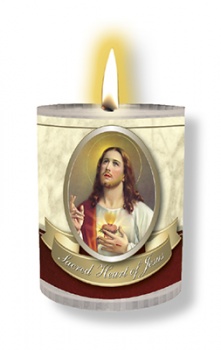 Sacred Heart Votive Candle