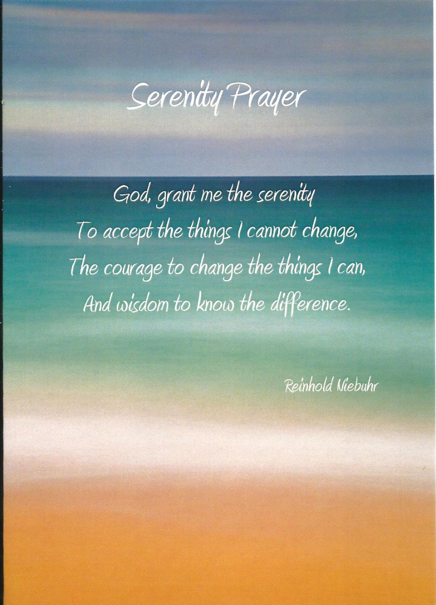 Blank Card-Serenity Prayer 537402