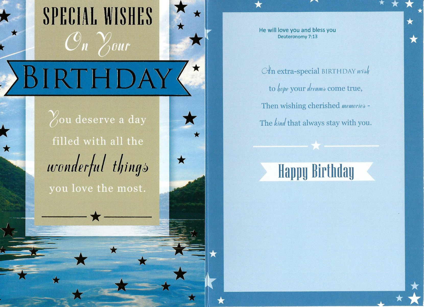 Special Wishes on Your Birthday 537787