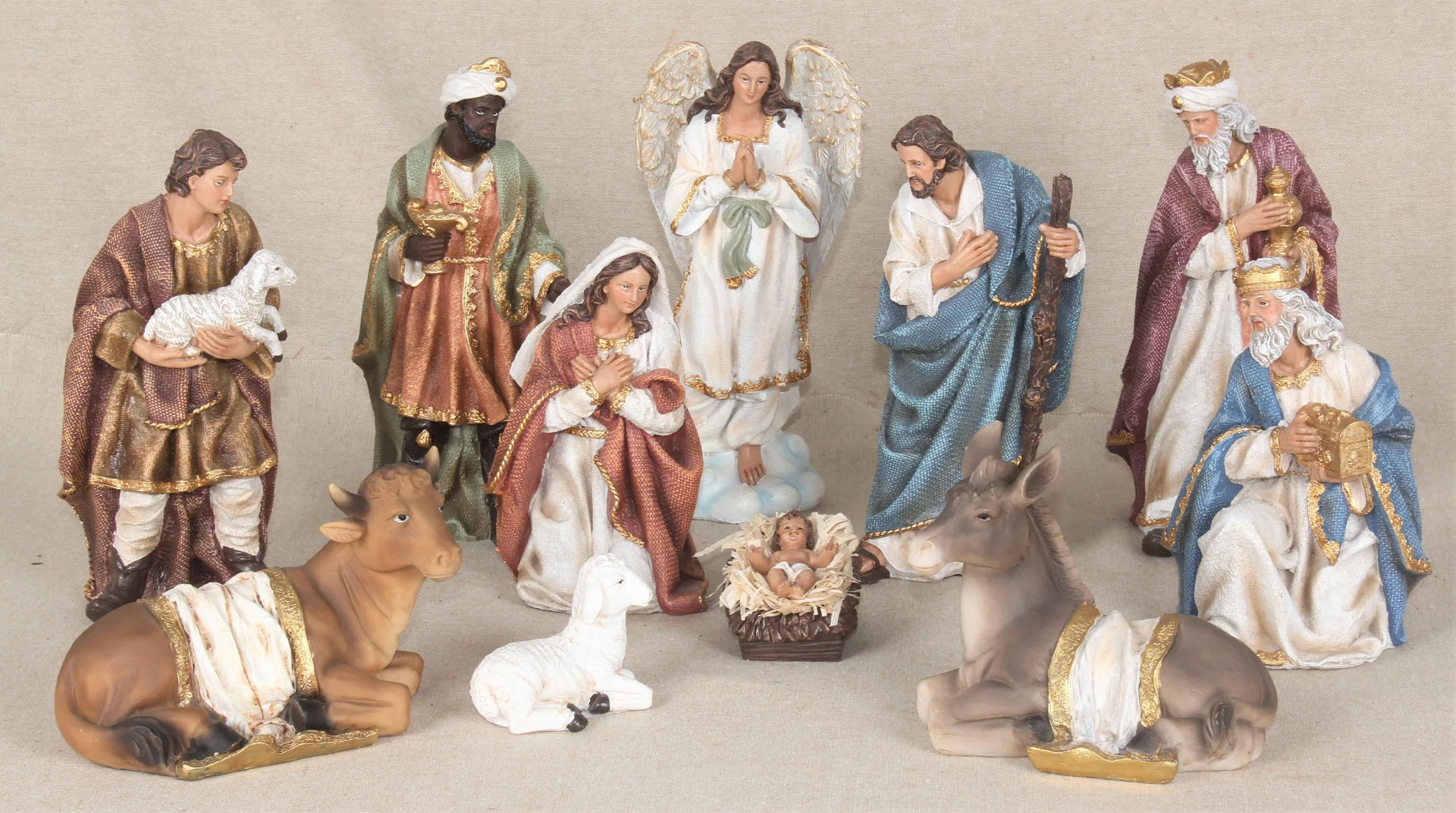 10" Nativity Set (11 Figures) [COLLECTION ONLY]