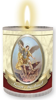 St. Michael Votive Candle