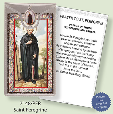 Medal & Leaflet Wallet Card - St Peregrine 523802