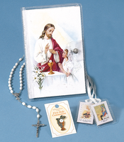 MY FIRST MASS BOOK: CATHEDRAL EDITION VINYL WALLET SET GIRLS