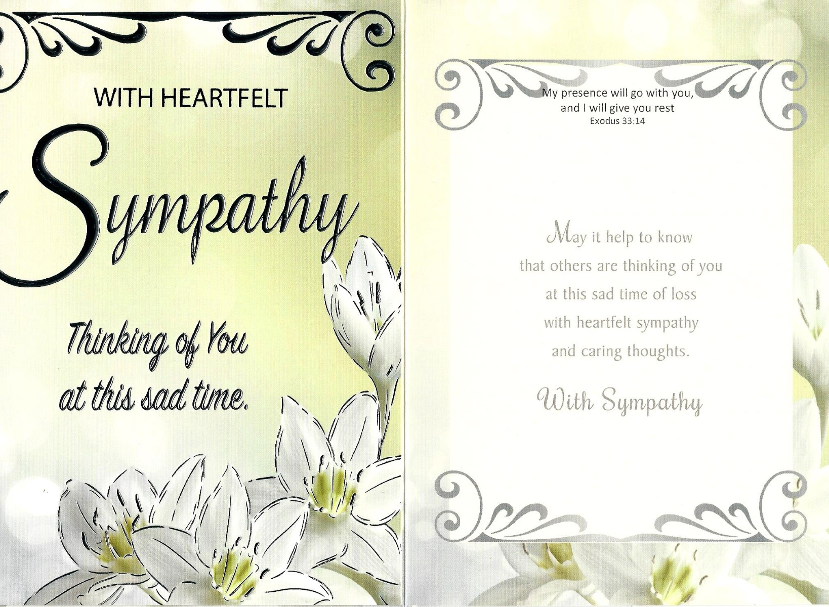 With Heartfelt Sympathy 537777 