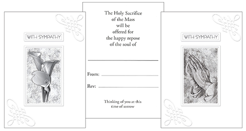Mass Card: With Sympathy 531310