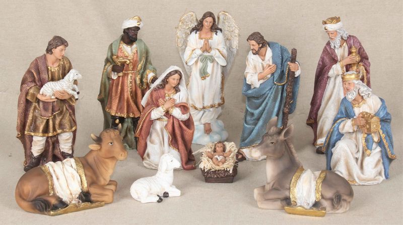 7.5" Nativity Set (11 figures)