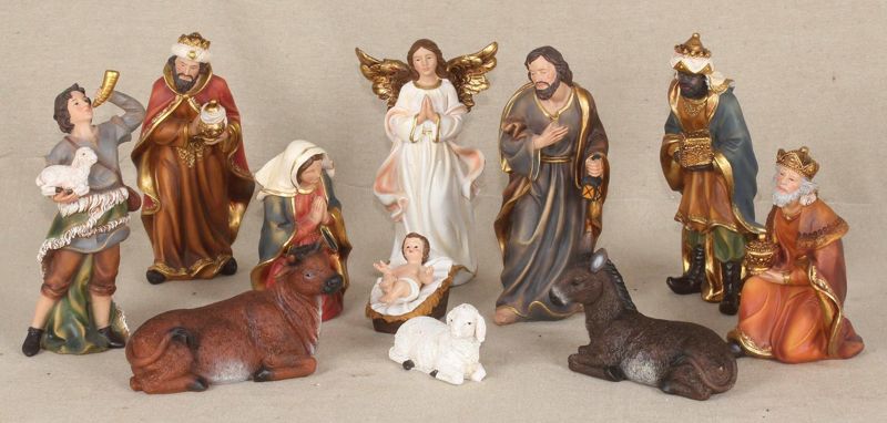 8" Nativity Set (11Figures)