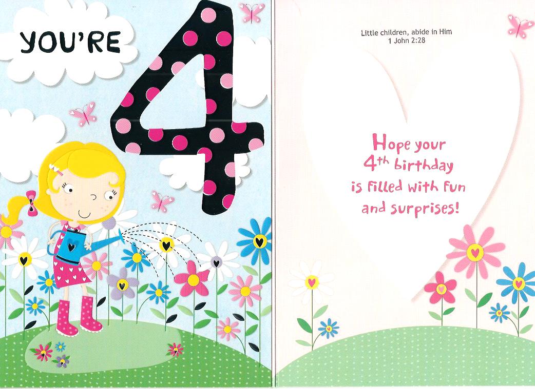 You're 4 (Girl) 101859